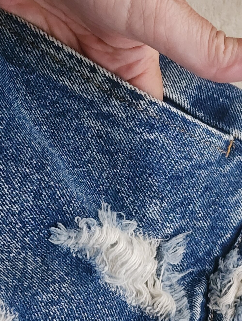 Signature8 Red Label Skirt on Blue Denim - Picture 4 of 5
